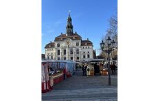Weekly Market near Town Hall in Lüneburg on Wednesday and Saturday