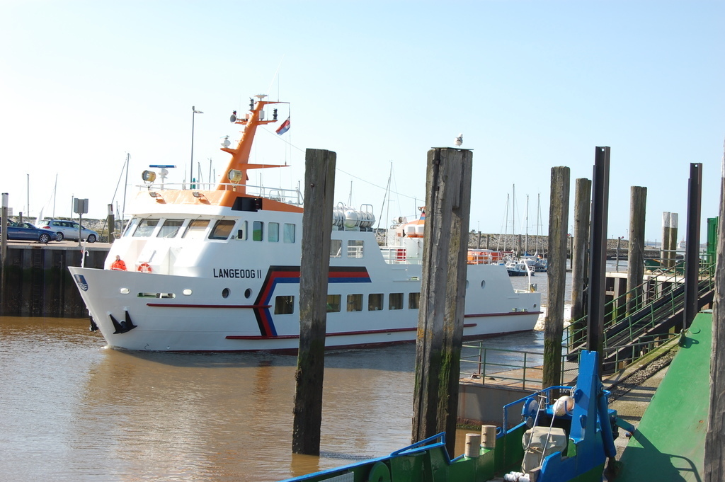 ferry to the island Langeoog