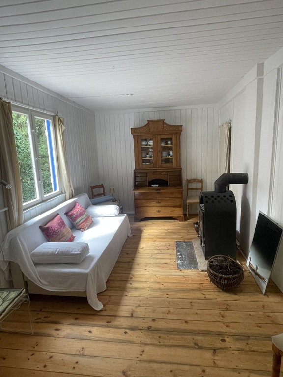 wooden cottage - living room
