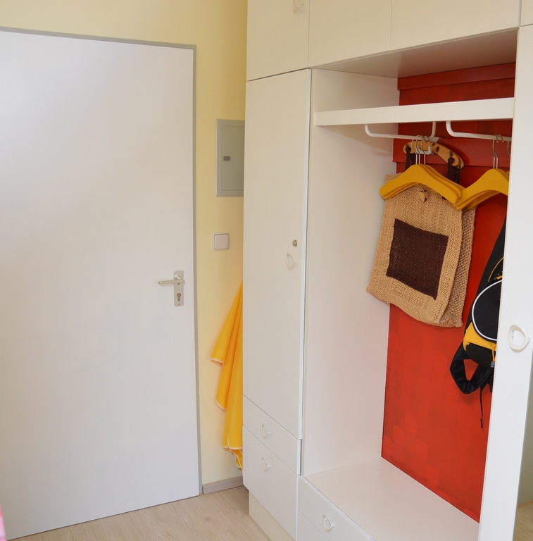 Eingang, Garderobe
