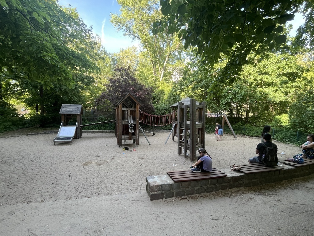 Playground opposite side from “Frozen Yoghurt”…