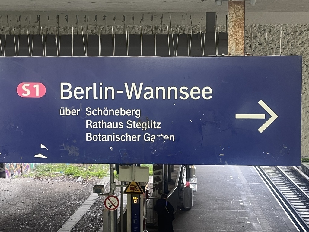 For Potsdam you get out at last Station “Wannsee” same  platform,change into S 7 for Potsdam 