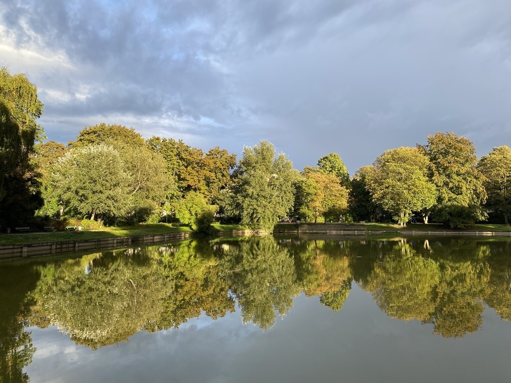 Wilhelmsruher Mini-Lake ( 400 Meter far from our House)