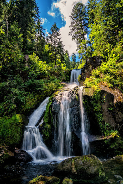 Highest waterfalls of Germany, in Triberg