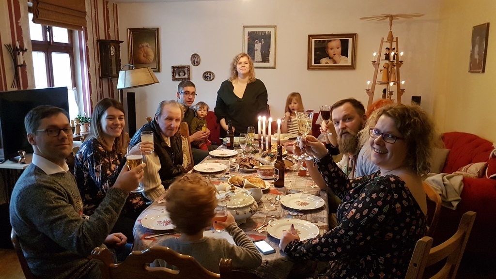 our family at Christmas