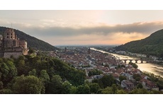 Heidelberg, Schloss, Stadt und Neckar