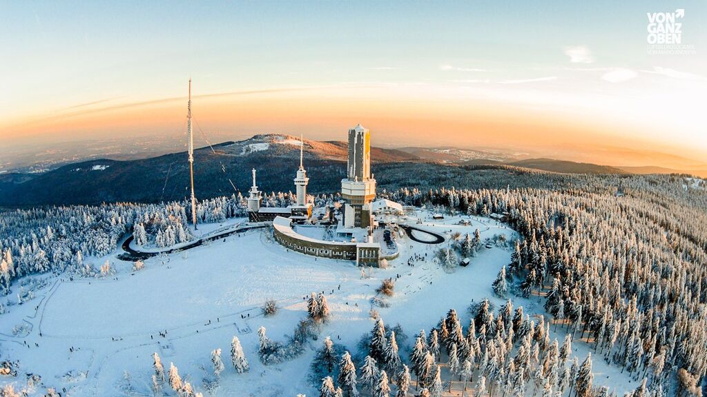 Taunus in winter - in summer nice to hike 30 min 