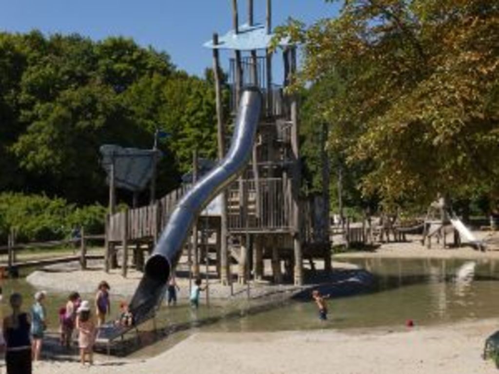 water playground at Westpark