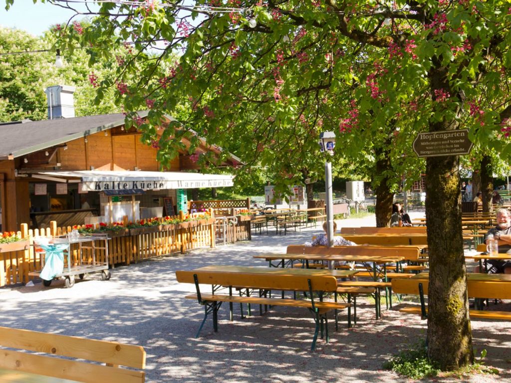 beer garden at Westpark