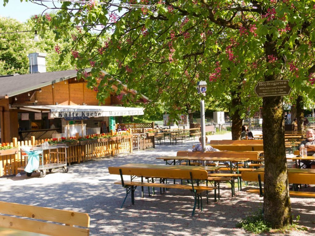 beer garden at Westpark