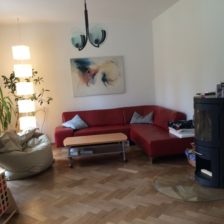 living room & fireplace, ground floor 