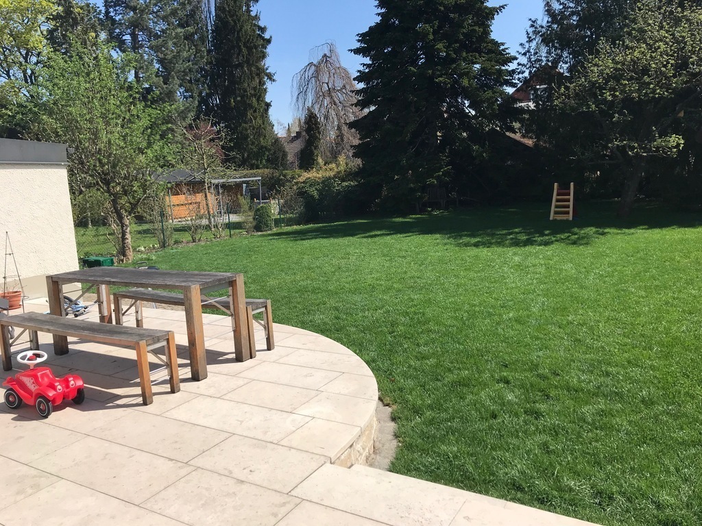 View in back garden from terrace