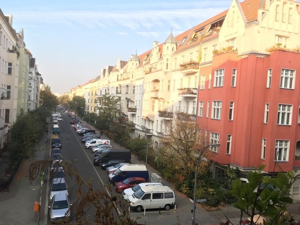 Blick vom Balkon, view from the balcony
