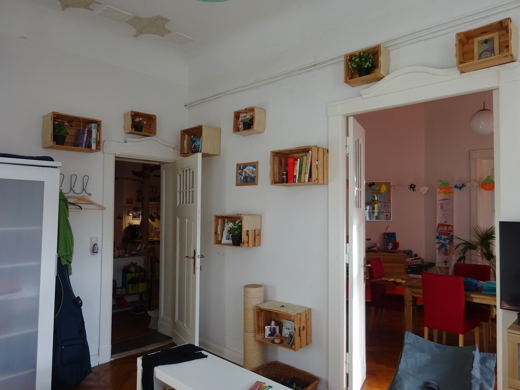 Bedroom with double bed and balkony