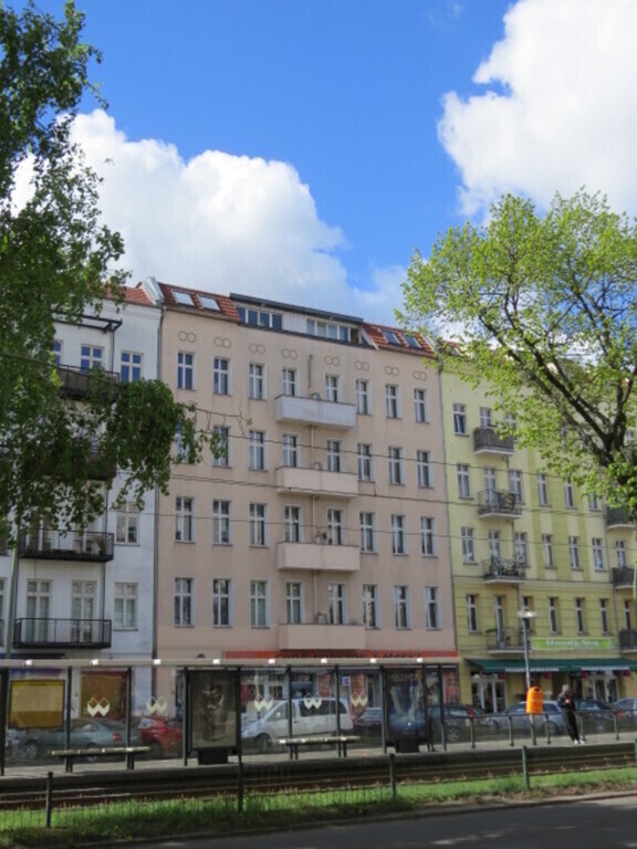 Front house and tram stop