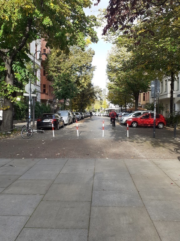 street in front of the house
