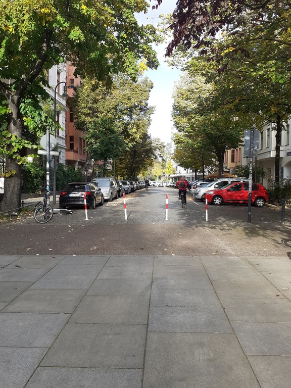 street in front of the house