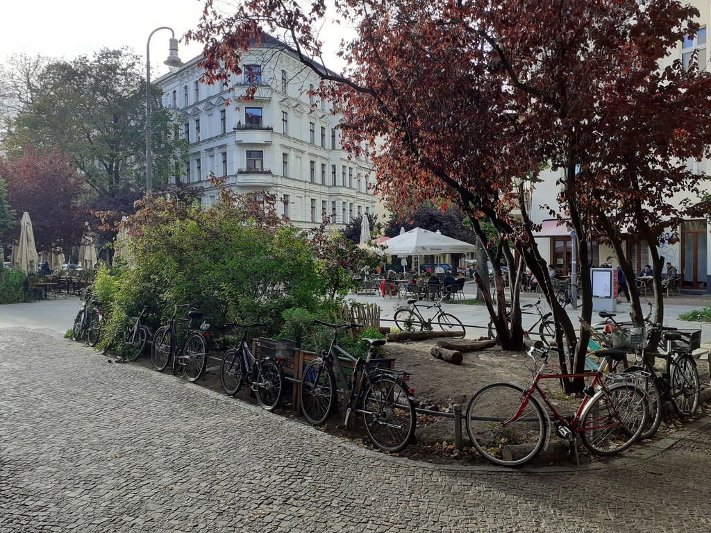 square in front of the house