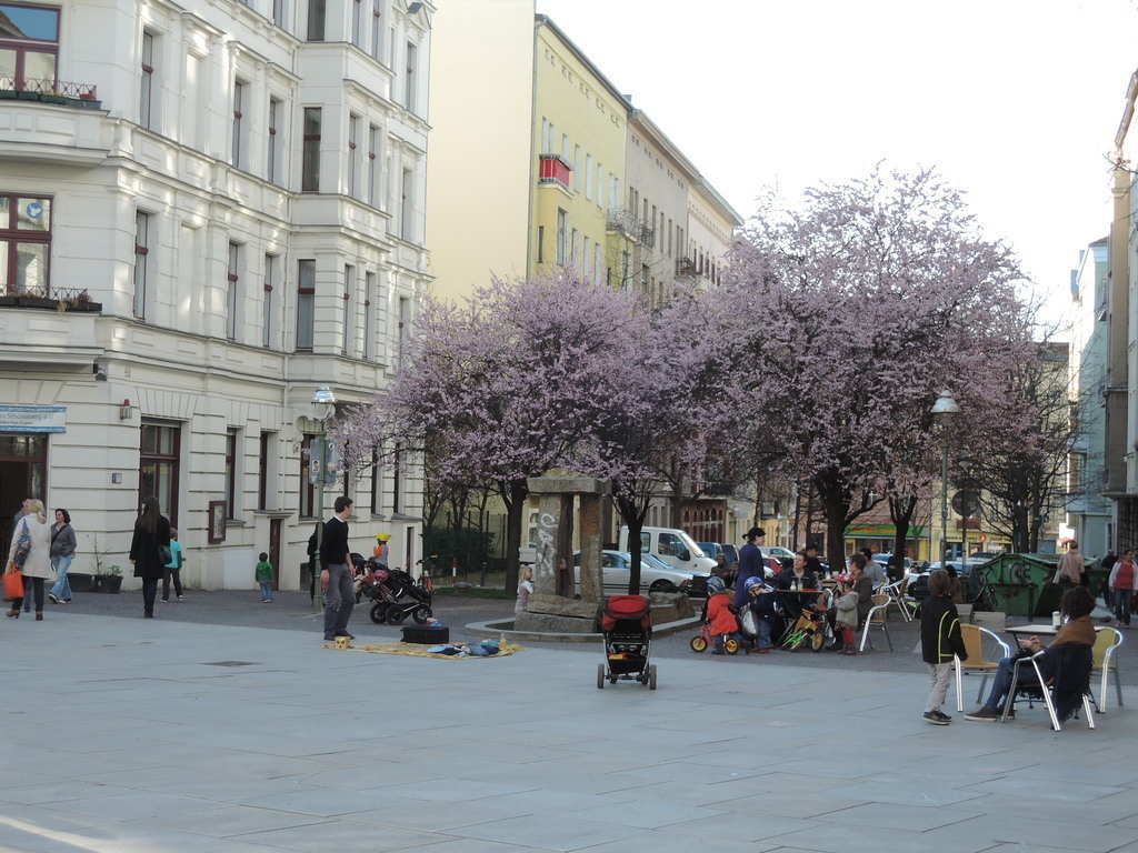 square in front of the house