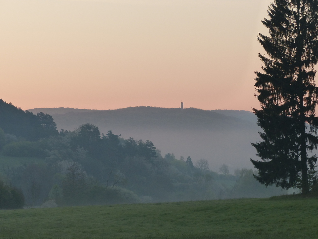 Morning impression of Bad Berkas Paulinenturm