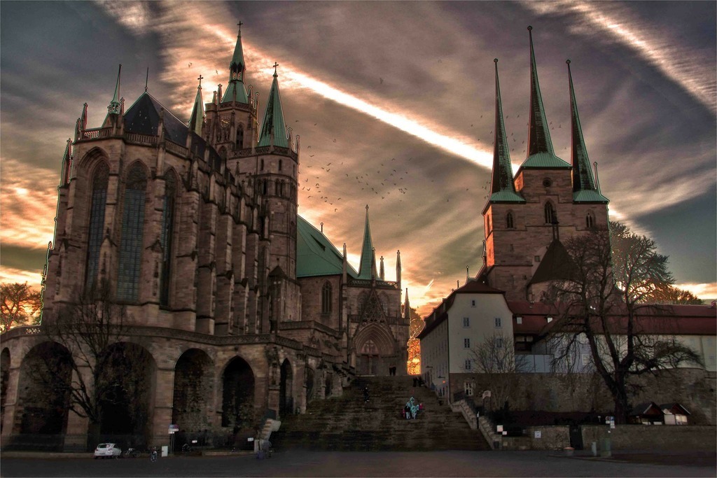 Erfurt Dome and Church of St Severi