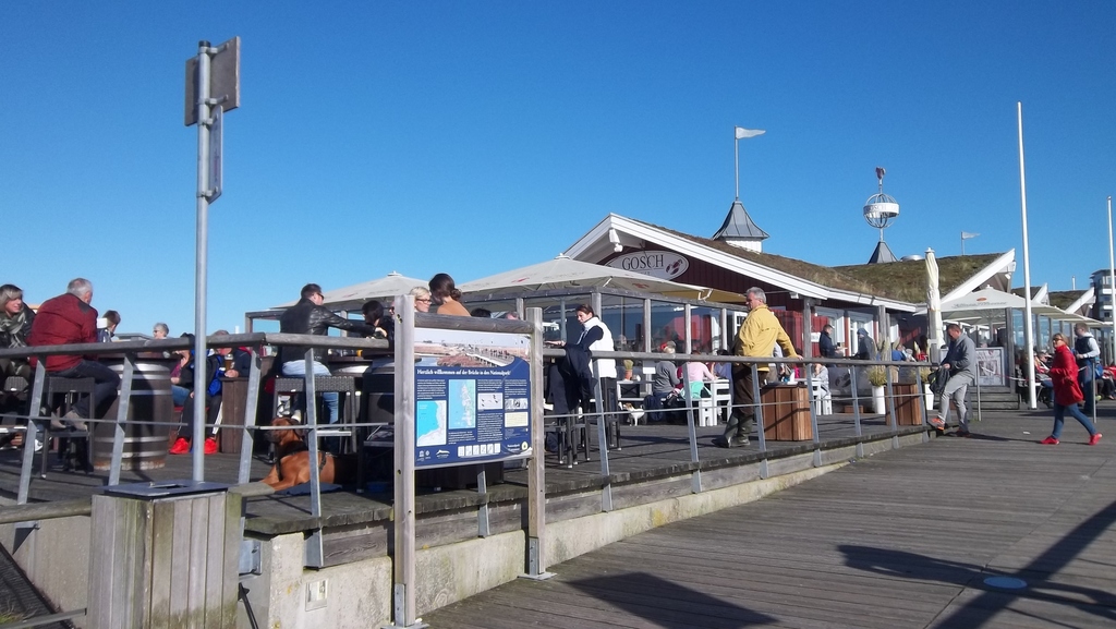 Nice day in Oktober at the North Sea