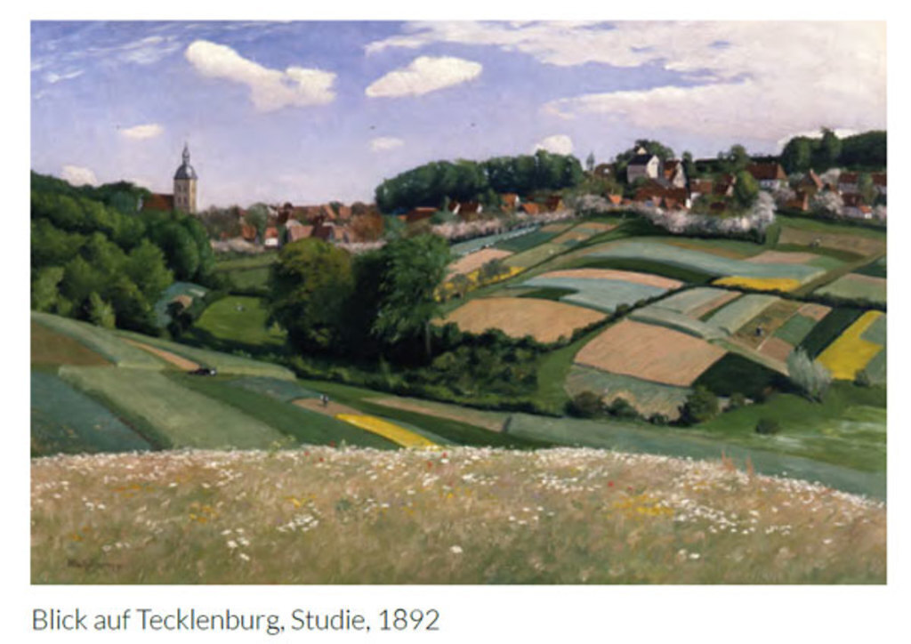 Tecklenburg, Bild von Otto Modersohn
