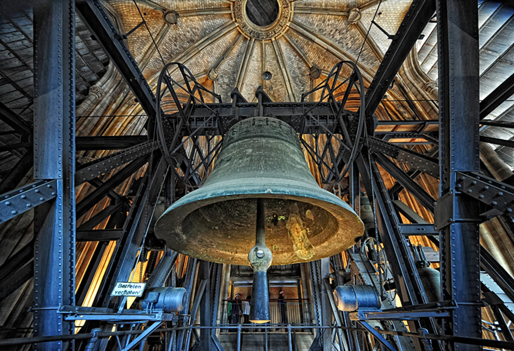 ..and regard the big bells inside...