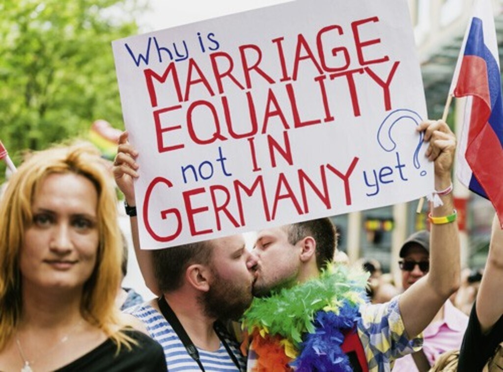 ....when democratic and queer people demonstrate for equal rights...