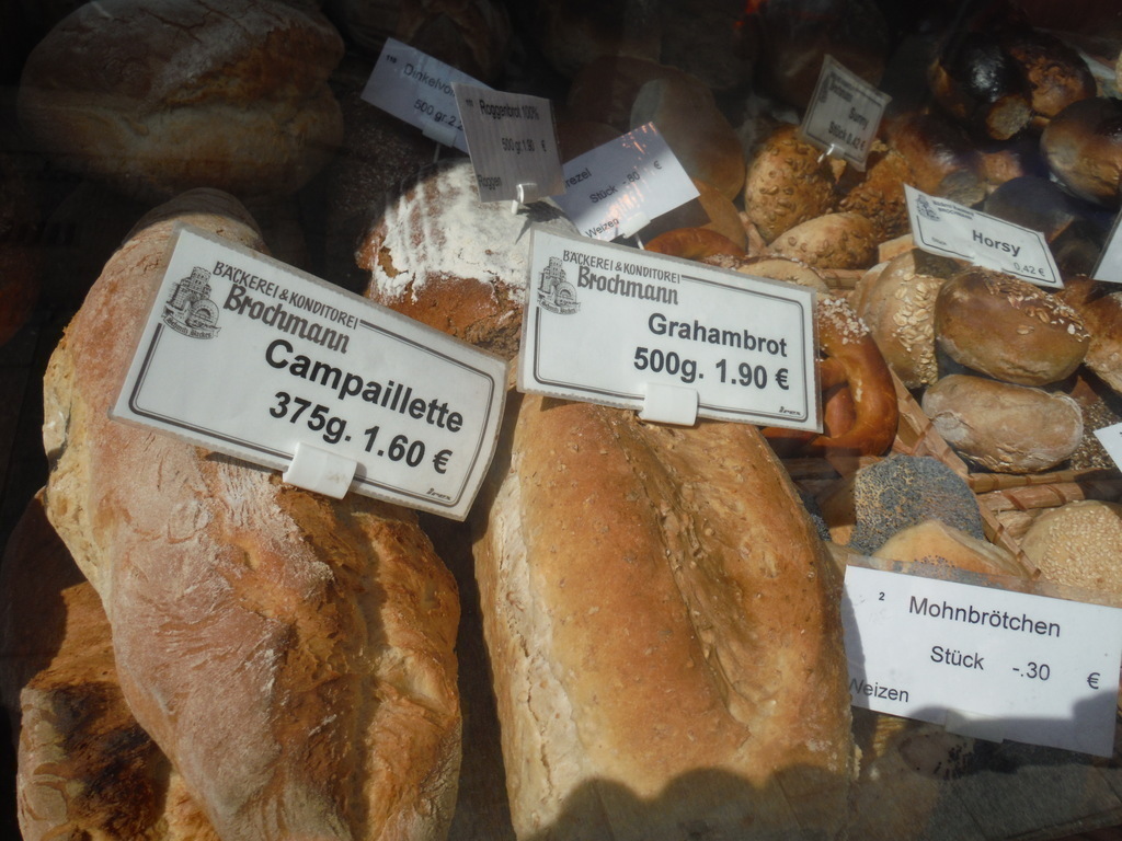 ...to buy fresh bread, cakes and croissants...