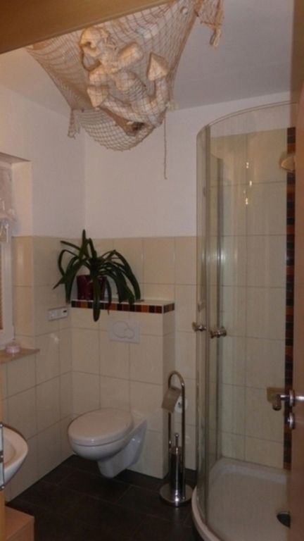 Toilet with shower / WC mit Dusche