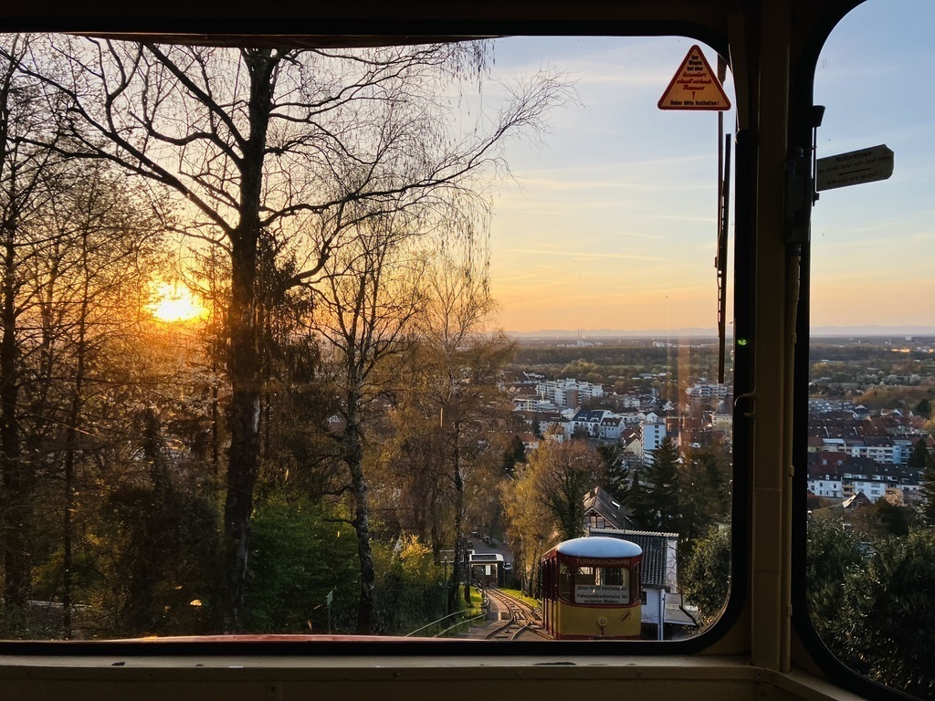 Turmberg train in our street