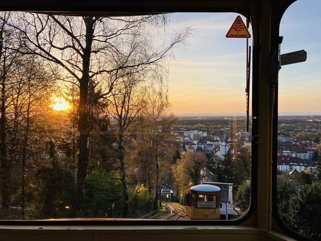 Turmberg train in our street