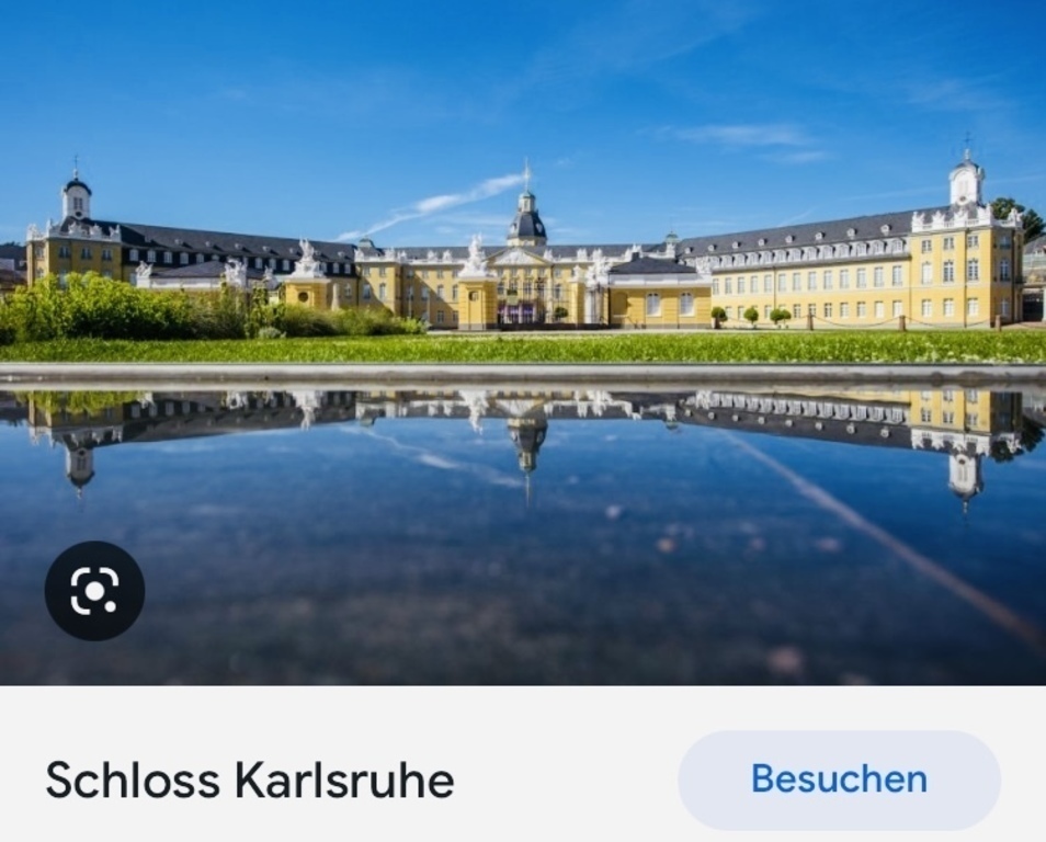 famous Karlsruhe castle: 20' by tram