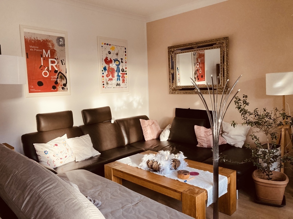 Couch corner with sofa bed