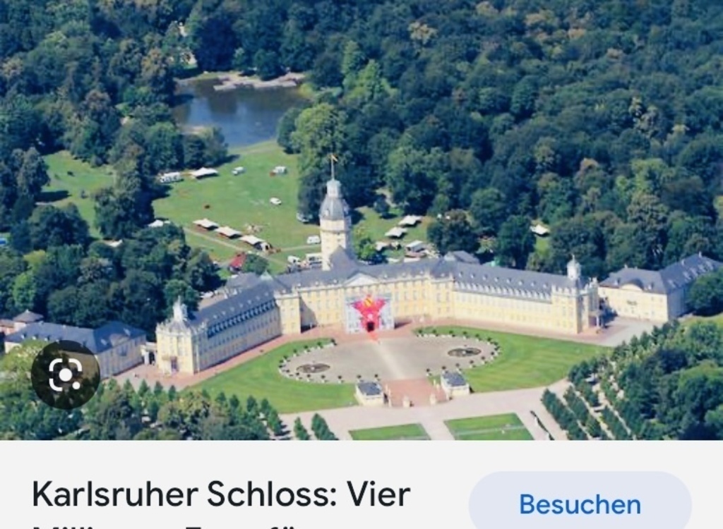 famous Karlsruhe castle
