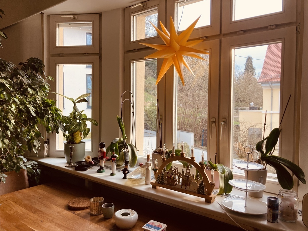 view from the living room