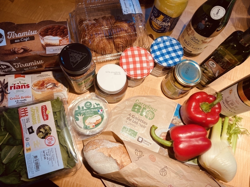 30' to Lauterbourg - shopping at Carrefour in France