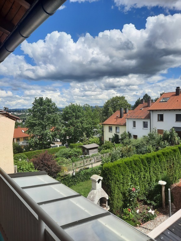 Ausblick vom Balkon
