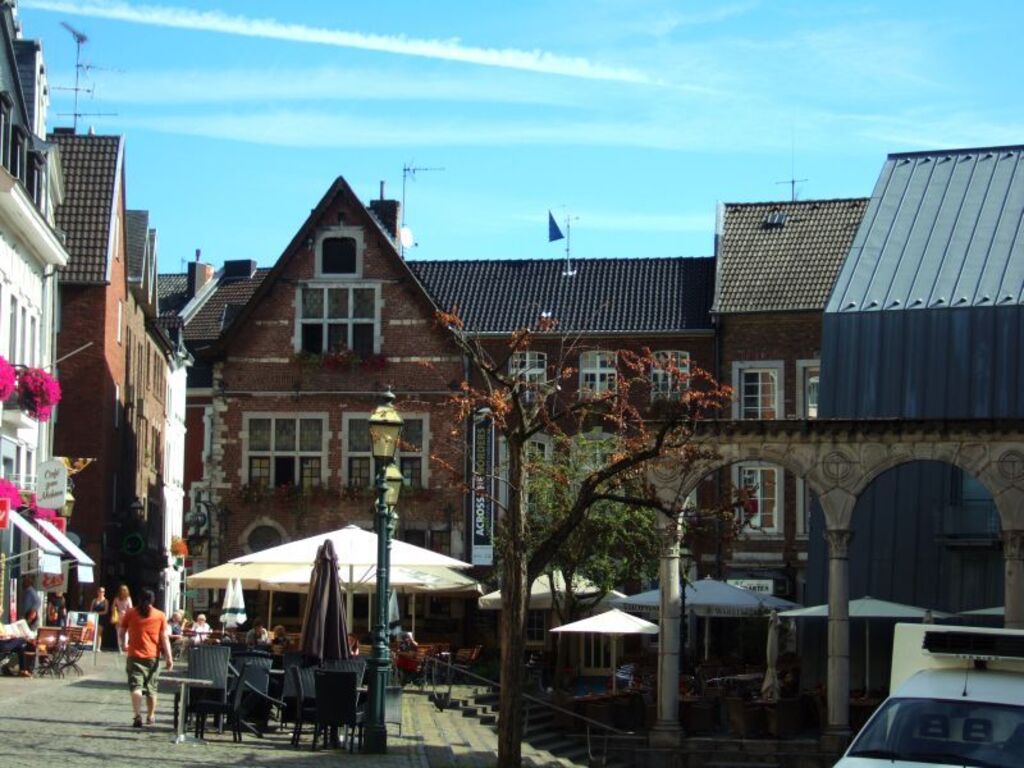 die historische Altstadt von Aachen