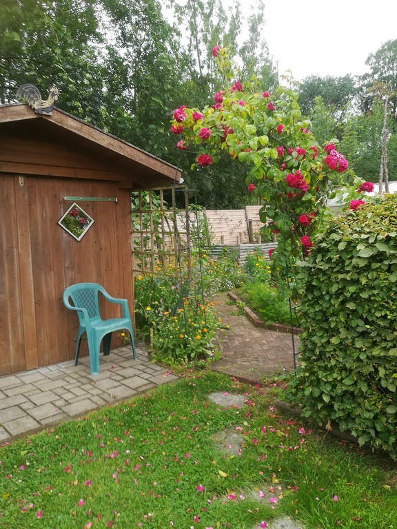 Weg zum Gemüsegarten