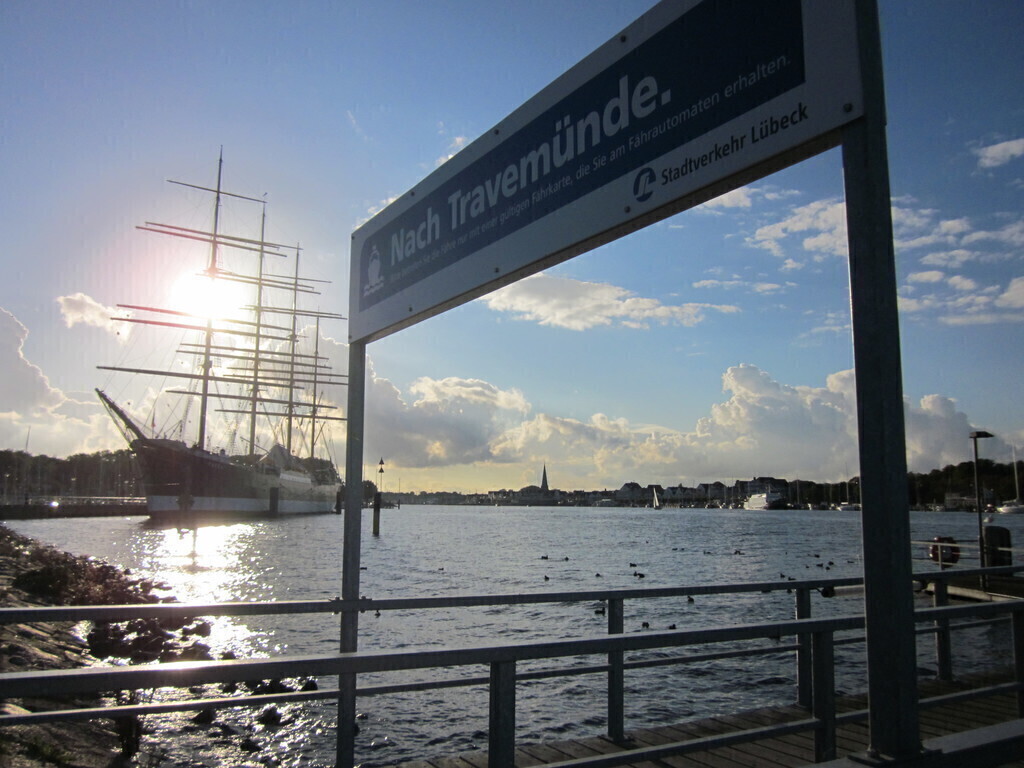 boat terminal in Travemünde