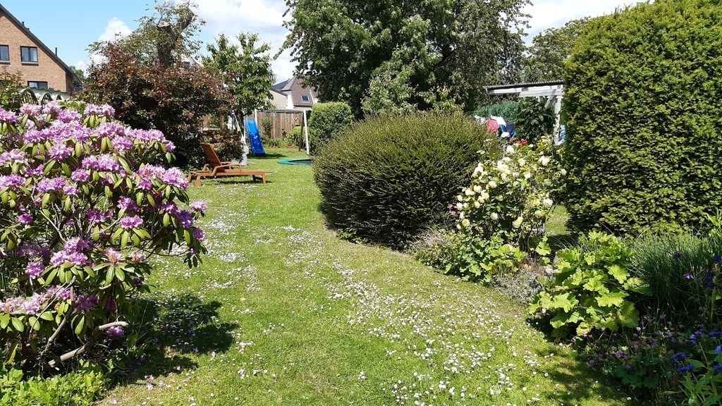 garden entrance on the west side