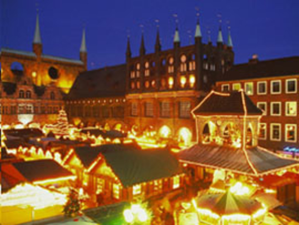 one of Lübeck's Christmas markets