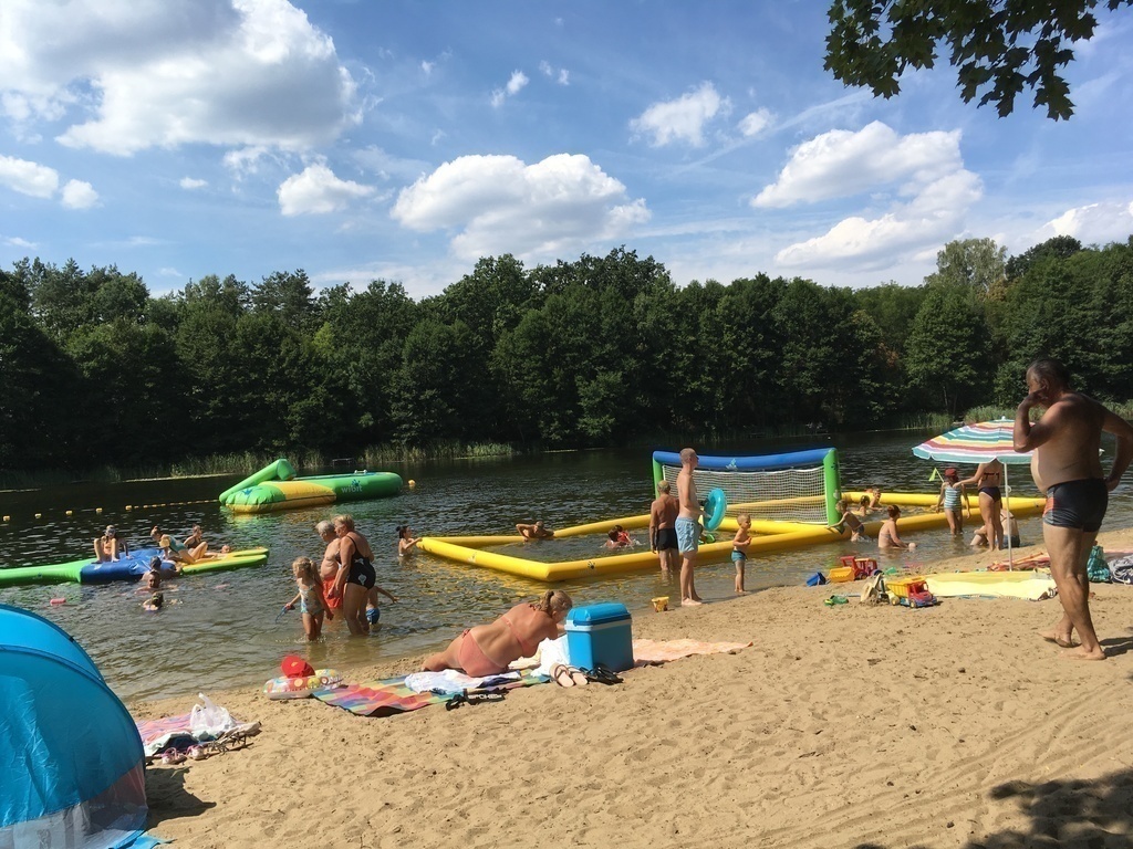 Badesee inRzepin/Polen (1 Autostunde, 90 km)/Lake in Rzepin/Poland (1 hour by car, 90 km)