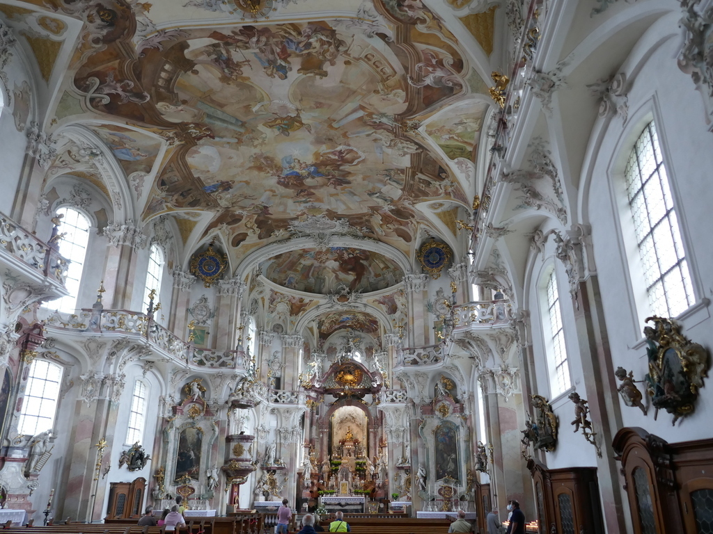 Inside Birnau Basilica 