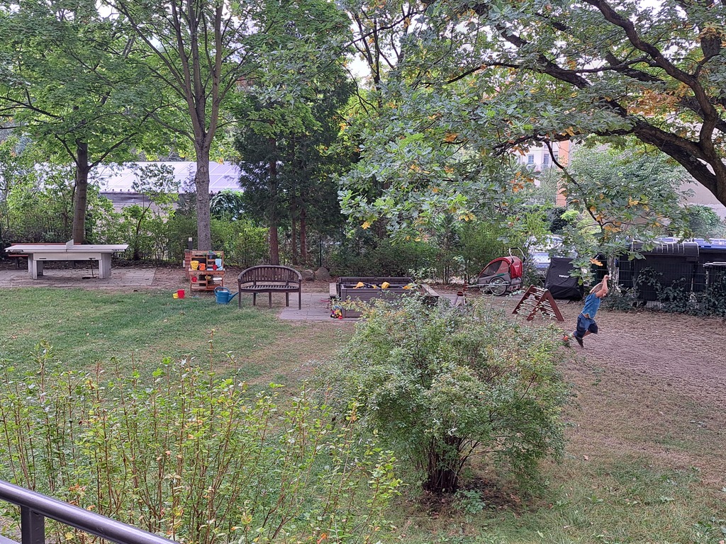 lot of space and toys in our big garden