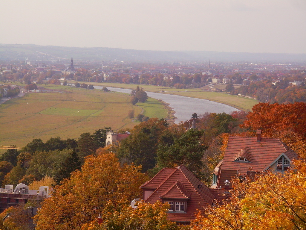Dresden and it´s river Elbe