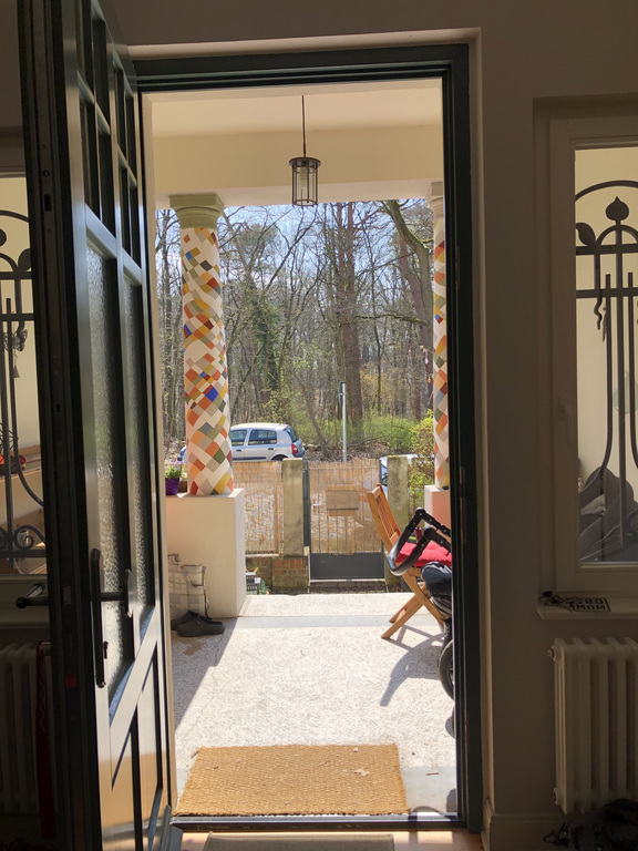 our entrance with the shady loggia