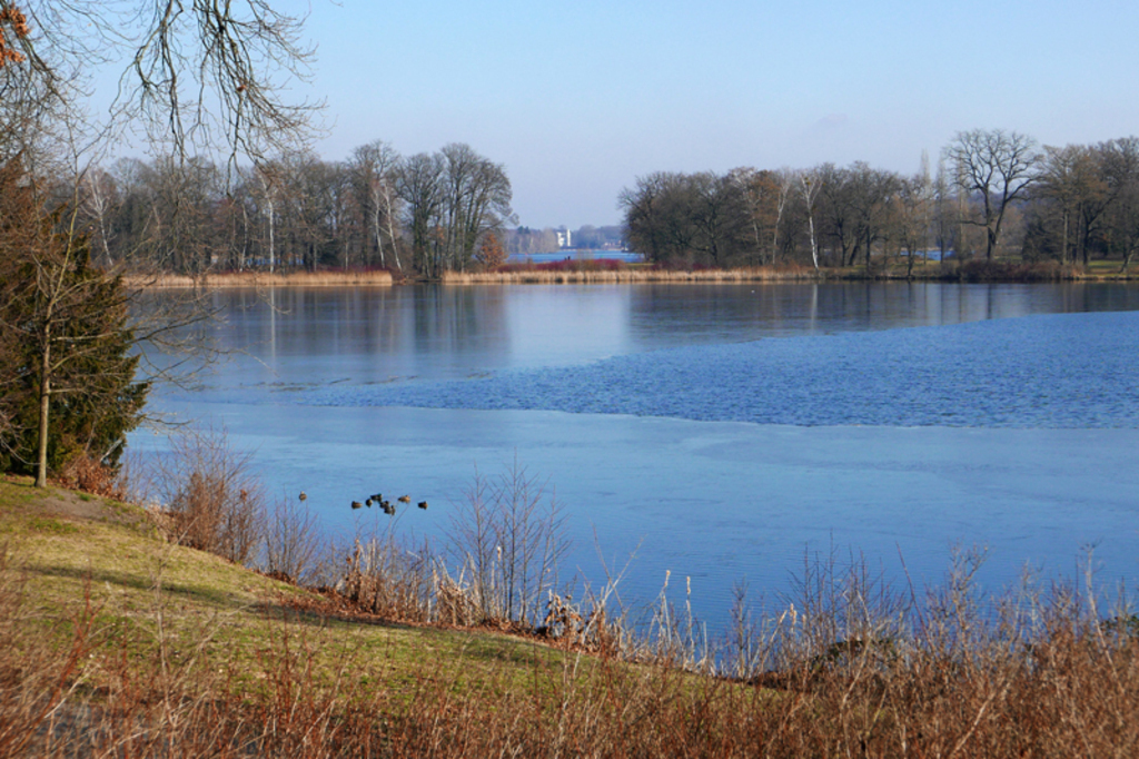 "Heiliger See" lovely lake in the middle of a historical park where you can go for a swim 